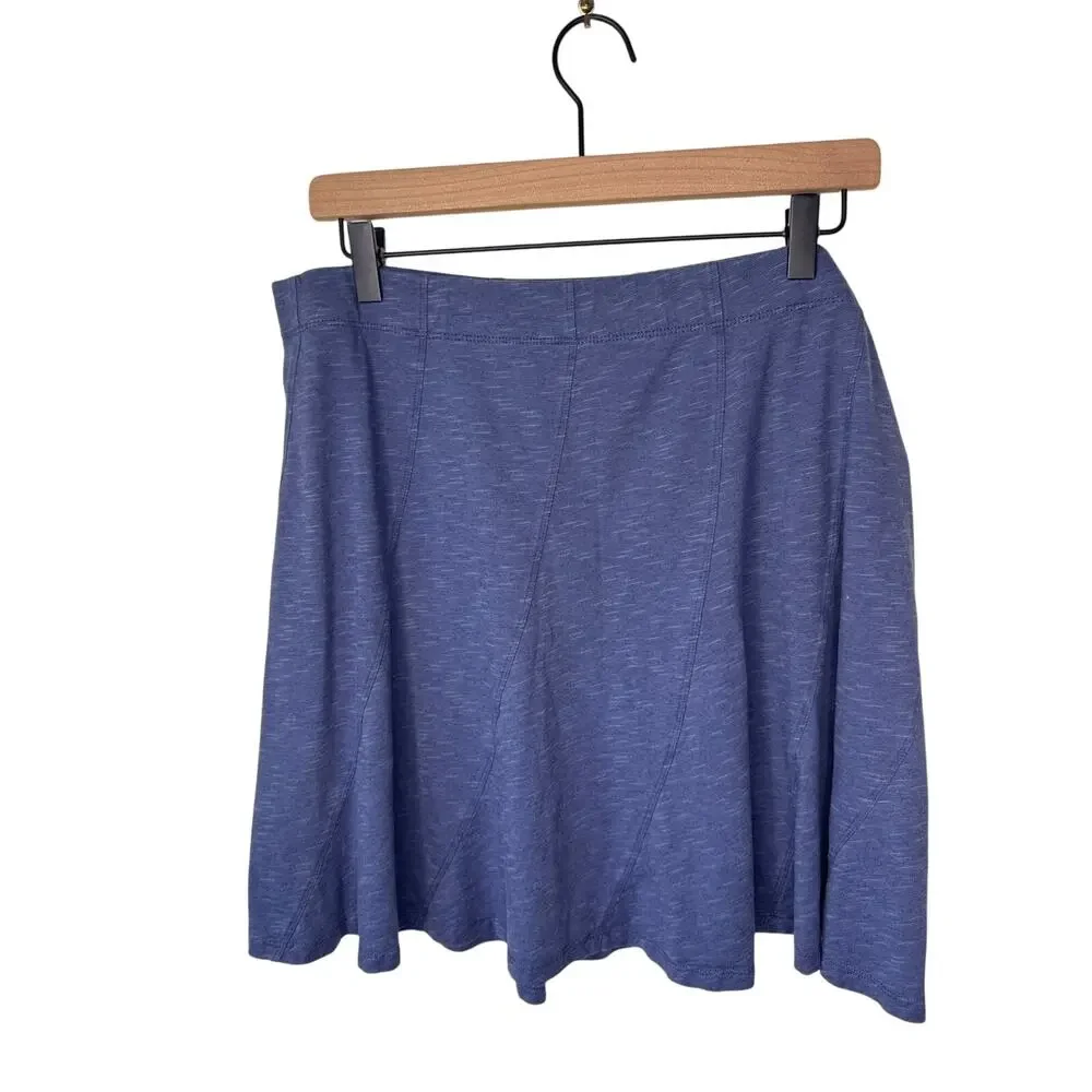 TOAD & CO ChaChaCha Pull On A Line Mini Skirt Blue Size XL